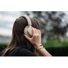 Belaidės ausinės Forcell F-Audio Touch Beat ANC smėlio spalvos Belaidės ausinės Forcell F-Audio Touch Beat ANC smėlio spalvos