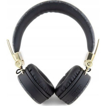 Belaidės ausinės Guess Metal Logo GUBH704GEMK juodos