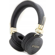 Belaidės ausinės Guess Metal Logo GUBH704GEMK juodos