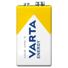 VARTA šarminė baterija 9V (6LR61 tipas) Energija 1 vnt. VARTA šarminė baterija 9V (6LR61 tipas) Energija 1 vnt.