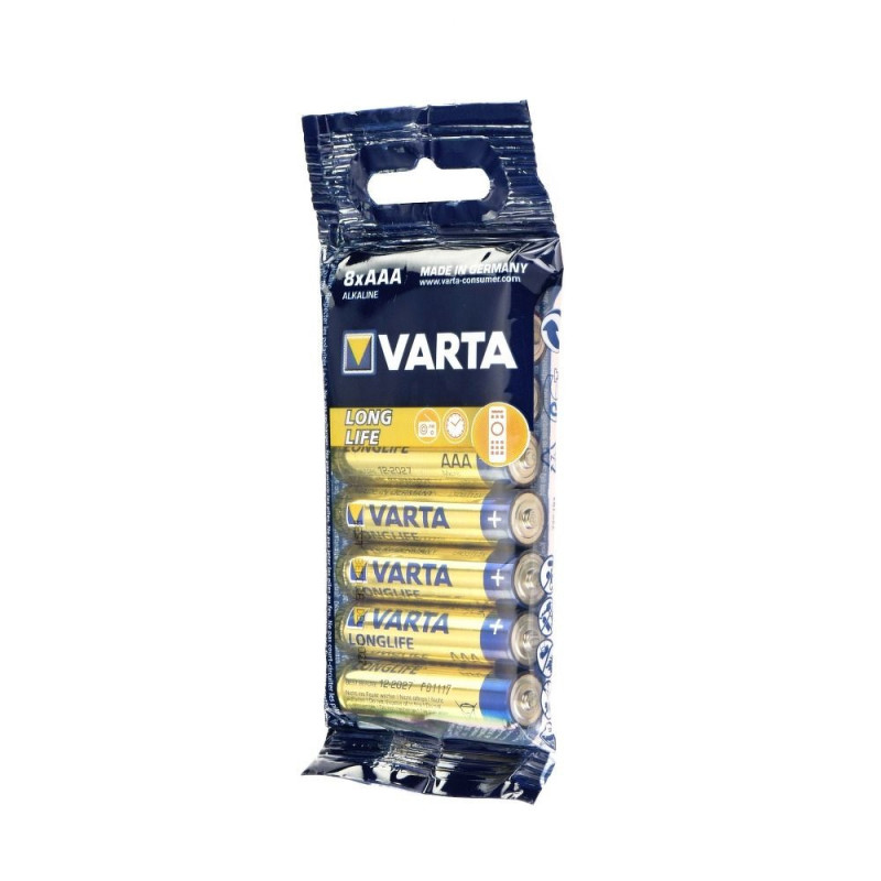 VARTA šarminė baterija R3 (AAA) Longlife 8 szt