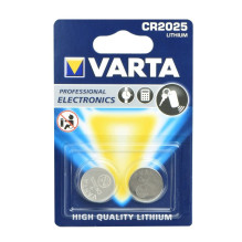 VARTA ličio baterijos CR2025 3V 2 vnt.