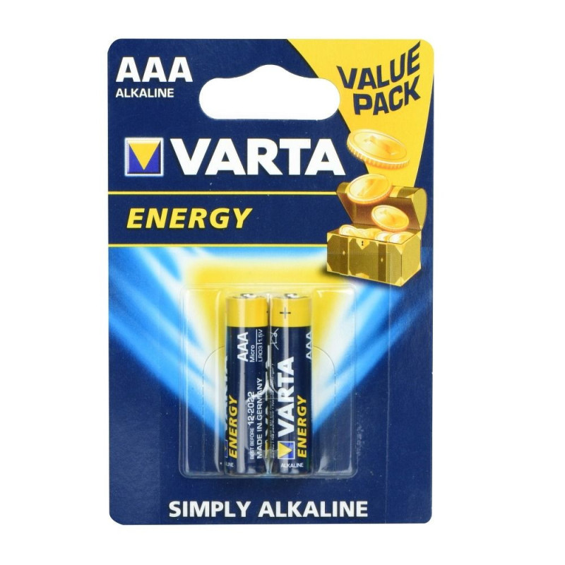 VARTA šarminės baterijos R3 (AAA) Energy 2 vnt.