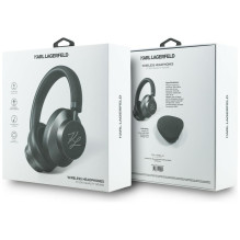Belaidės ausinės ANC KARL LAGERFELD Grained Initials KF003083 juodos Belaidės ausinės ANC KARL LAGERFELD Grained Initials KF003083 juodos