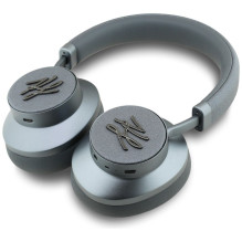 Belaidės ausinės ANC KARL LAGERFELD Grained Initials KF003084 pilkos