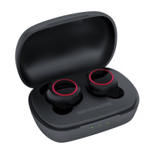 Belaidės ausinės Creative Sensemore Air, juodos