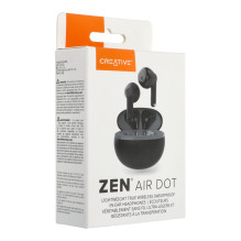 Belaidės ausinės Creative Zen Air Dot, juodos