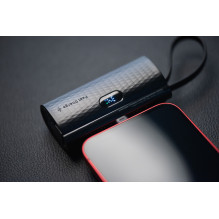 Powerbank Forcell F-Energy Power Plug F5K3 PD 20W 5000 mAh with built-in connector Lightning black Powerbank Forcell F-Energy Power Plug F5K3 PD 20W 5000 mAh with built-in connector Lightning black
