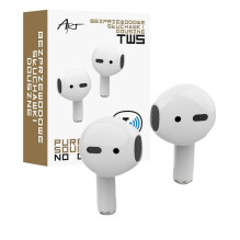 Wireless earphones Art TWS + docking station Lightning AP-TW-B1 white