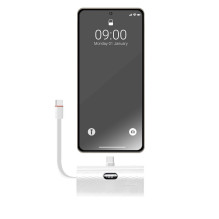 Powerbank Forcell F-Energy Power Plug F5K3 PD 20W 5000 mAh with built-in connector USB C white Powerbank Forcell F-Energy Power Plug F5K3 PD 20W 5000 mAh with built-in connector USB C white