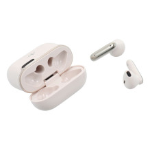 Belaidės ausinės „Art TWS“ + įkrovimo stotelė USB C AP-TW-B4W, baltos