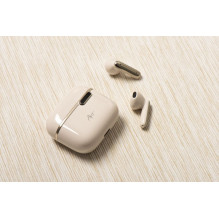 Belaidės ausinės „Art TWS“ + įkrovimo stotelė USB C AP-TW-B4W, baltos