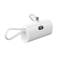 Powerbank Forcell F-Energy Power Plug F5K3 PD 20W 5000 mAh with built-in connector USB C white Powerbank Forcell F-Energy Power Plug F5K3 PD 20W 5000 mAh with built-in connector USB C white