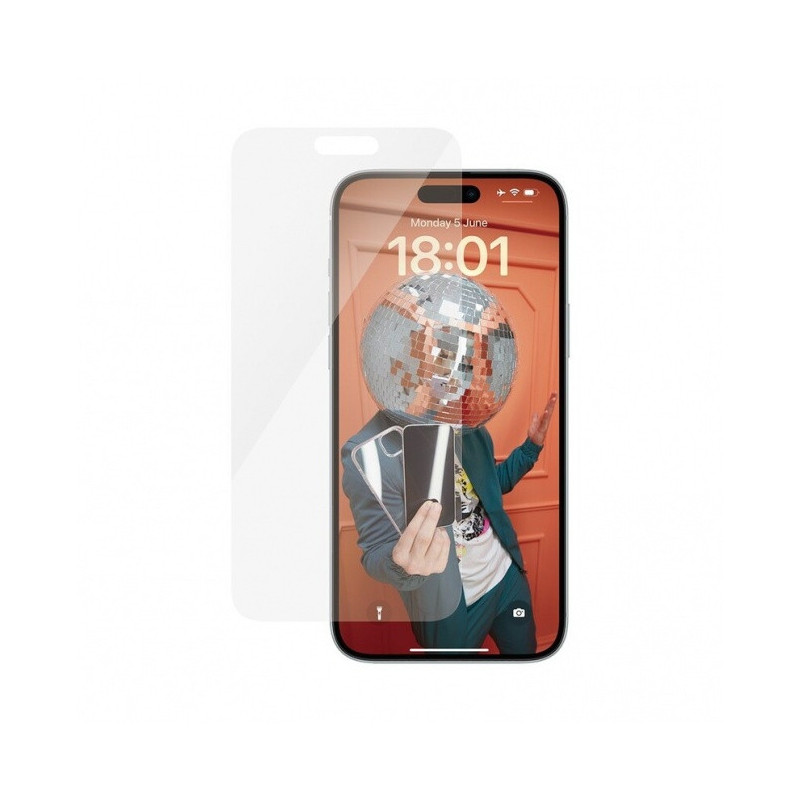 Grūdinto stiklo ekrano apsauga, skirta Apple iPhone 15 Plus
