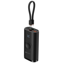 „Forcell F-Energy F10K4 PD QC3.0 3A 22,5W 10000 mAh“ nešiojama baterija, suderinama su „Apple Watch“, juoda „Forcell F-Energy F10K4 PD QC3.0 3A 22,5W 10000 mAh“ nešiojama baterija, suderinama su „Apple Watch“, juoda