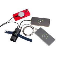 „Forcell F-Energy F10K4 PD QC3.0 3A 22,5W 10000 mAh“ nešiojama baterija, suderinama su „Apple Watch“, juoda „Forcell F-Energy F10K4 PD QC3.0 3A 22,5W 10000 mAh“ nešiojama baterija, suderinama su „Apple Watch“, juoda