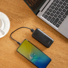 Nešiojamoji baterija Veger S10 (W1135) PD QC3.0 3A 20W 10000 mAh, juoda Nešiojamoji baterija Veger S10 (W1135) PD QC3.0 3A 20W 10000 mAh, juoda
