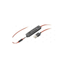 Wire headphones Jack 3,5 mm / USB A Poly Blackwire C3325 black