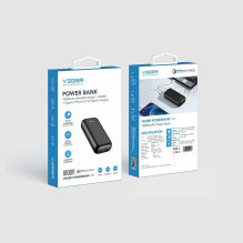 Powerbank Veger S10 (W1135) PD QC3.0 3A 20W 10000 mAh black Powerbank Veger S10 (W1135) PD QC3.0 3A 20W 10000 mAh black
