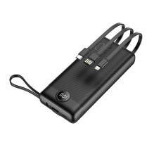 Powerbank Veger C20 (W2047 / W2059) 20000 mAh with built-in Micro-USB cables / Type C / Lightning black Powerbank Veger C20 (W2047 / W2059) 20000 mAh with built-in Micro-USB cables / Type C / Lightning black