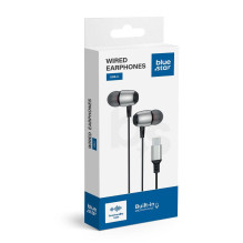 Wire earphones USB C (DAC) Blue Star M09C 1,2 m black
