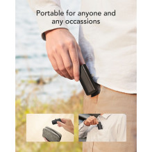 Nešiojamoji baterija „Veger PlugOn“ (W0556P) PD QC3.0 3A 20W 5000 mAh su integruota jungtimi, juoda Nešiojamoji baterija „Veger PlugOn“ (W0556P) PD QC3.0 3A 20W 5000 mAh su integruota jungtimi, juoda
