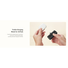 Nešiojamoji baterija „Veger PlugOn“ (W0556P) PD QC3.0 3A 20W 5000 mAh su integruota jungtimi, juoda Nešiojamoji baterija „Veger PlugOn“ (W0556P) PD QC3.0 3A 20W 5000 mAh su integruota jungtimi, juoda