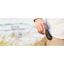 Nešiojamoji baterija „Veger PlugOn“ (W0556P) PD QC3.0 3A 20W 5000 mAh su integruota jungtimi, juoda Nešiojamoji baterija „Veger PlugOn“ (W0556P) PD QC3.0 3A 20W 5000 mAh su integruota jungtimi, juoda