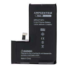 „AmpSentrix Basic“ baterija, skirta „iPhone 15 PRO“ (didelės talpos 3480 mAh) „AmpSentrix Basic“ baterija, skirta „iPhone 15 PRO“ (didelės talpos 3480 mAh)