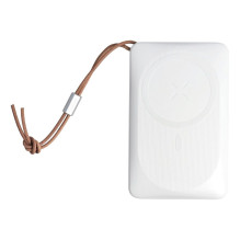 Balta išorinė baterija, suderinama su „Magsafe Veger MagOn“ (VP1151 / W1151) PD QC3.0 2A 20W su belaidžiu įkrovimu, 1000