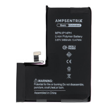 „AmpSentrix Basic“ baterija, skirta „iPhone 14 Pro“ (didelės talpos 3480 mAh) „AmpSentrix Basic“ baterija, skirta „iPhone 14 Pro“ (didelės talpos 3480 mAh)