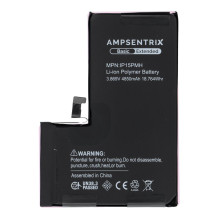 „AmpSentrix Basic“ baterija, skirta „iPhone 15 Pro Max“ (didelės talpos 4850 mAh)