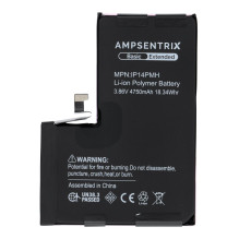 „AmpSentrix Basic“ baterija, skirta „iPhone 14 Pro Max“ (didelės talpos 4750 mAh) „AmpSentrix Basic“ baterija, skirta „iPhone 14 Pro Max“ (didelės talpos 4750 mAh)