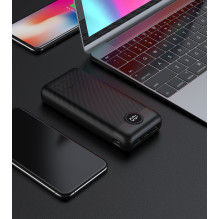 Nešiojamoji baterija Veger L20S (VP2039PD / W2039PD) PD QC3.0 2A 20000 mAh, juoda Nešiojamoji baterija Veger L20S (VP2039PD / W2039PD) PD QC3.0 2A 20000 mAh, juoda