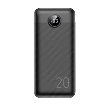 Nešiojamoji baterija Veger L20S (VP2039PD / W2039PD) PD QC3.0 2A 20000 mAh, juoda Nešiojamoji baterija Veger L20S (VP2039PD / W2039PD) PD QC3.0 2A 20000 mAh, juoda