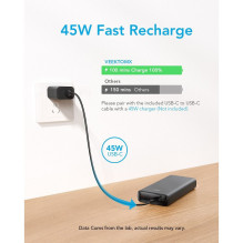 Powerbank Veger T100 (W2032C-100) PD QC3.0 5A 100W 20000 mAh black Powerbank Veger T100 (W2032C-100) PD QC3.0 5A 100W 20000 mAh black