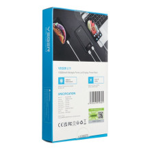 Powerbank Veger L11 (W1087) 10000 mAh black