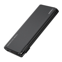 Išorinė baterija Veger TCE130 (W2503) PD 130W 25000 mAh su integruotais C tipo laidais / „Lightning“ juoda