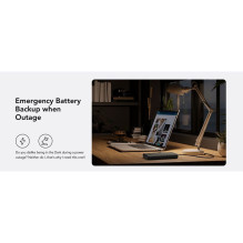 Išorinė baterija Veger TCE130 (W2503) PD 130W 25000 mAh su integruotais C tipo laidais / „Lightning“ juoda
