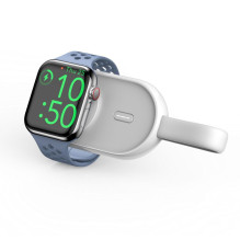 Išorinė baterija „Apple Watch Veger“ (W0102) 1200 mAh, balta Išorinė baterija „Apple Watch Veger“ (W0102) 1200 mAh, balta