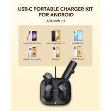 Powerbank Veger Pogo (W007CK) set 4 x 5000 mAh black Powerbank Veger Pogo (W007CK) set 4 x 5000 mAh black