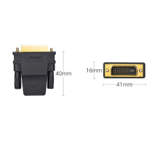 UGREEN adapteris DVI - HDMI Full HD (juodas)