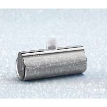 Nešiojamoji baterija „Veger PlugOn“ (W0573) PD QC3.0 2,4A 12W 5000 mAh su integruota USB C jungtimi, sidabrinė Nešiojamoji baterija „Veger PlugOn“ (W0573) PD QC3.0 2,4A 12W 5000 mAh su integruota USB C jungtimi, sidabrinė