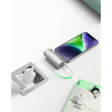 Nešiojamoji baterija „Veger PlugOn“ (W0573) PD QC3.0 2,4A 12W 5000 mAh su integruota USB C jungtimi, sidabrinė Nešiojamoji baterija „Veger PlugOn“ (W0573) PD QC3.0 2,4A 12W 5000 mAh su integruota USB C jungtimi, sidabrinė