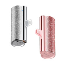 Nešiojamoji baterija „Veger PlugOn“ (W0573) PD QC3.0 2,4A 12W 5000 mAh su integruota USB C jungtimi, rožinė Nešiojamoji baterija „Veger PlugOn“ (W0573) PD QC3.0 2,4A 12W 5000 mAh su integruota USB C jungtimi, rožinė