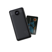 Nešiojamoji baterija Veger L10S (W1105PD) PD QC3.0 2A 20W 10000 mAh, juoda Nešiojamoji baterija Veger L10S (W1105PD) PD QC3.0 2A 20W 10000 mAh, juoda