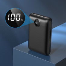 Nešiojamoji baterija Veger S20 (W2081) PD QC3.0 2A 22,5W 20000 mAh, juoda