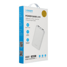 Powerbank Veger A10 (W1065) 2A 10000 mAh white Powerbank Veger A10 (W1065) 2A 10000 mAh white