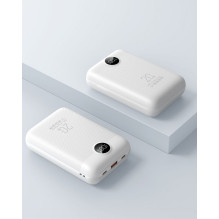 Nešiojamoji baterija Veger S20 (W2081) PD QC3.0 2A 22,5W 20000 mAh, balta
