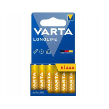 VARTA alkaline battery R3 (AAA) Longlife 6 pcs